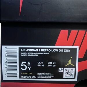 Jordan Kids Sneakers - Varsity Red, Black, Summit White